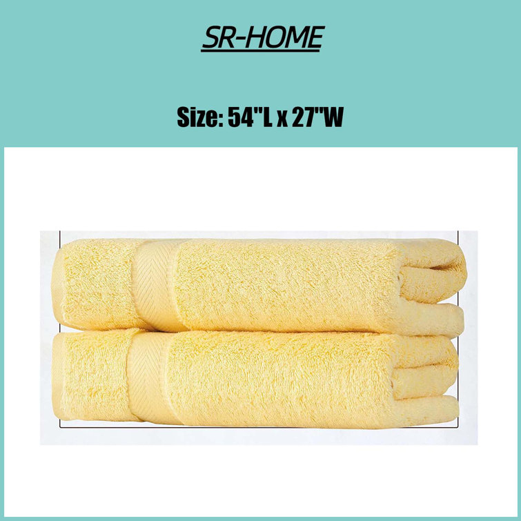 Pale yellow best sale hand towels